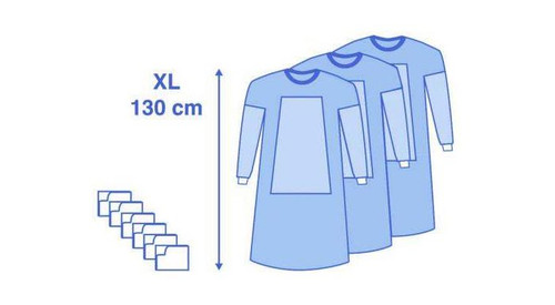 Eclipse Surgical Gowns Pack XL