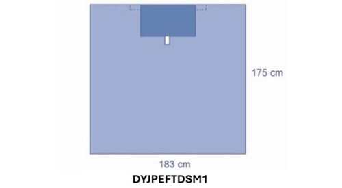 OPS™ Advanced Reinforced Foot Drape 175 x 183 cm