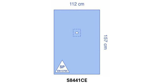 OPS™ Advanced Ophthalmic Drape with Adhesive Fenestration Initial