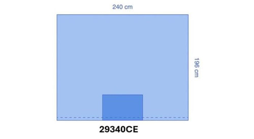 Eclipse® Reinforced Head Drape 2 196 x 240 cm