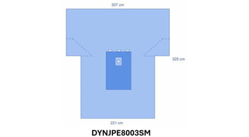 OPS™ Advanced Reinforced Extremity T-Drape 307 x 325 CM