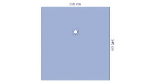 OPS™ Essential ENT Fenestrated Drape 3 220 x 240 CM