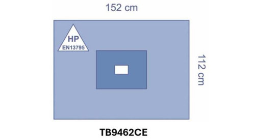 OPS™ Ultimate Reinforced Fenestrated Drape 112 x 152 CM