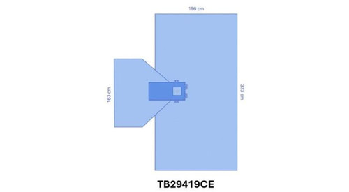 OPS™ Ultimate Reinforced Hand Drape 196 x 373 CM