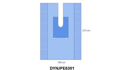 Eclipse® Reinforced Split Drape with Adhesive 15 x 102 CM