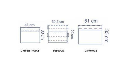 Invisishield Instrument 1-Compartment Pouch 41 x 35 cm