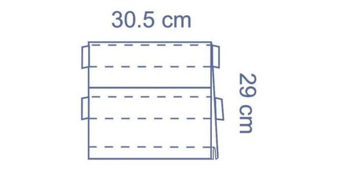Invisishield Instrument 1-Compartment Pouch 30.5 x 29 cm