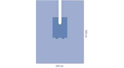 OPS™ Essential Reinforced Split Drape 2 15 x 117 CM