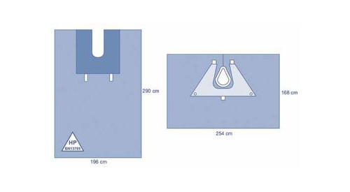 OPS™ Advanced Reinforced Shoulder Split Drape Pack
