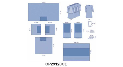 Eclipse® Reinforced Universal Pack with Gowns