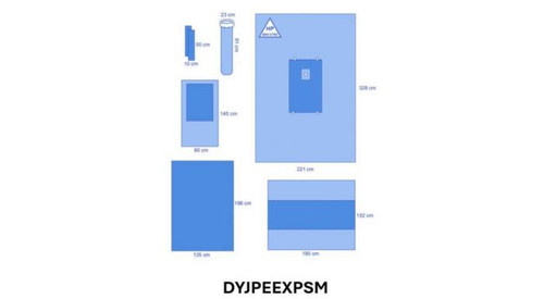 OPS™ Advanced Reinforced Extremity Drape Pack with Stockinette