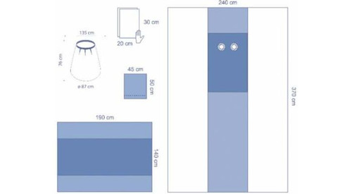 OPS™ Essential Angiography Pack with 2 Fenestrations