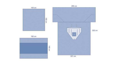 OPS™ Essential Arthroscopy Pack 1 with T-Drape