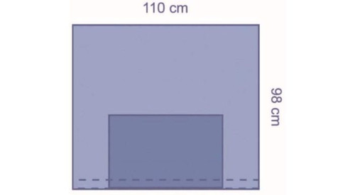 Eclipse® Reinforced Side Drape 110 x 98 cm