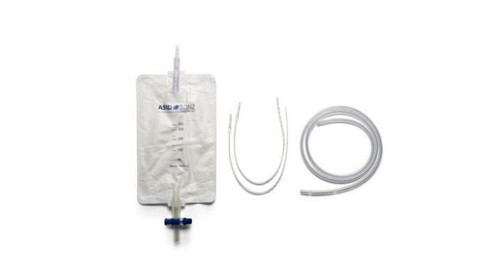 Silicone Round Drain Set with 500 ml Bag 24 CH