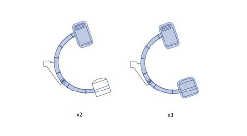 Full-Coverage Ziehm C-Arm Cover Set with Clips