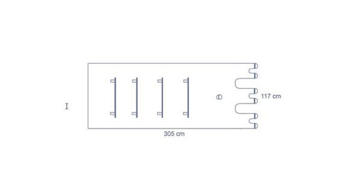 Microscope Cover Zeiss MD 65-mm Lens 117 x 305 cm, 65 mm