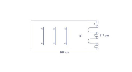 Microscope Cover Zeiss MD 65-mm Lens 137 x 381 cm, 65 mm