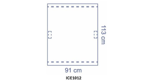 Clear C-Arm Cover Fluoroscope Drape 91 x 113 cm