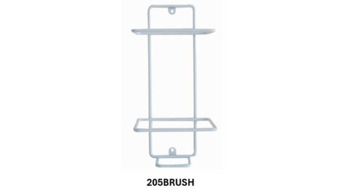 Scrub Brush Wall Bracket White