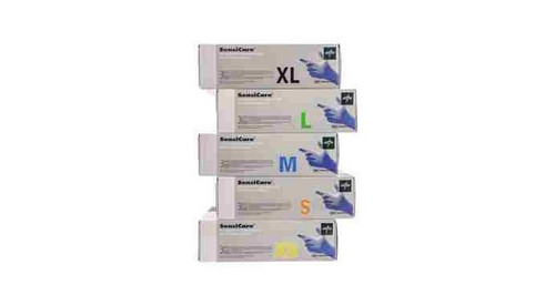 SensiCare® Extended Cuff Nitrile Exam Gloves X-Small
