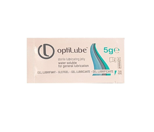 Optilube 1120 5g Sterile Gel Sachets box of 150