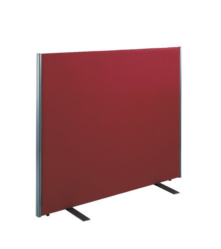 Floor standing fabric screen 1200mm high x 1200mm wide - made to order