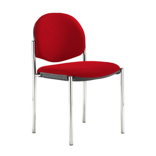 Coda multi purpose stackable conference chair with fixed arms - made to order