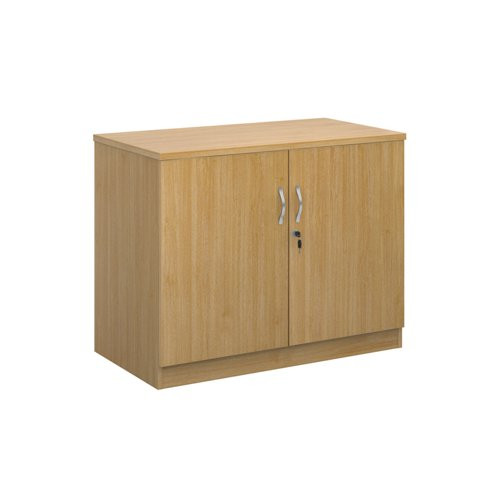 Systems double door cupboard 800mm high - Oak