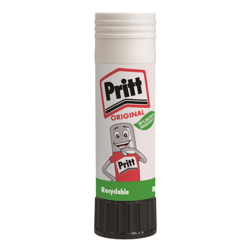 Pritt Stick Glue Solid Washable Non-toxic Large 43gm Ref 1564148 [Pack 24]