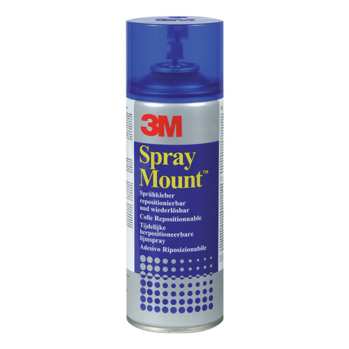 3M SprayMount Adhesive Spray Can CFC-Free Non-staining 200ml Ref SMOUNT