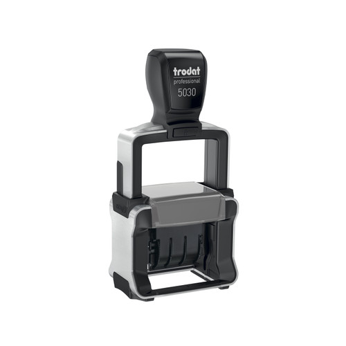 Trodat Professional 5030 Dater Stamp Metal Frame Self-inking 24x4mm Ref 120193