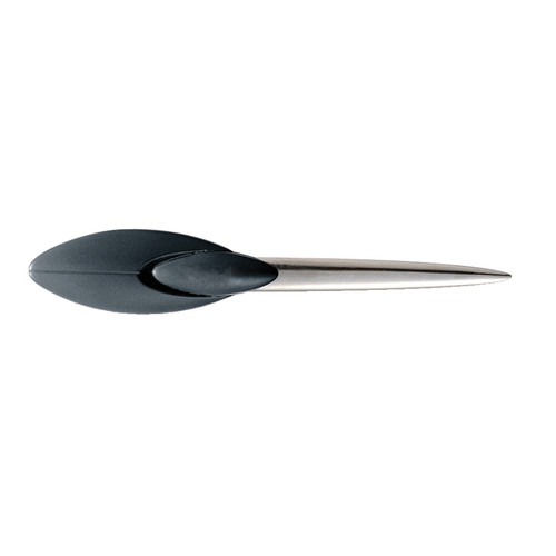 Manual Letter Opener with Ergonomic Handle and Curved Blade