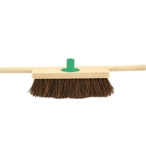 Bentley 24inch Stiff Bassine Broom with Handle & Bracket Ref SPC/H12BKT/C4