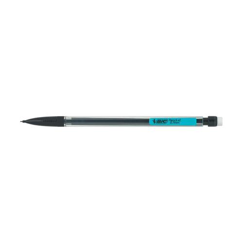 Bic Matic Classic Mechanical Pencil with Eraser 3 x HB 0.7mm Lead Asstd Barrel Cols Ref 820959 [Pack 12]