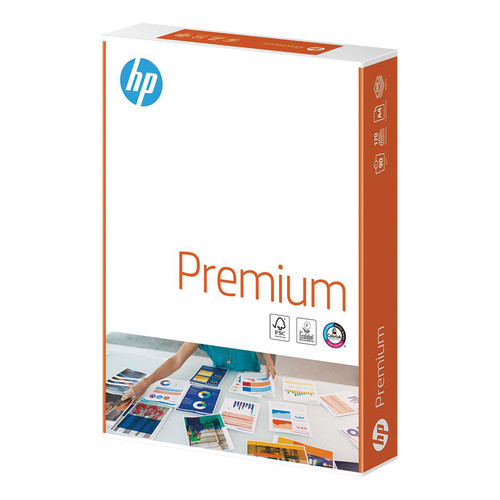 Hewlett Packard HP Premium Paper Colorlok FSC 90gsm A4 Wht Ref 94293 [500 Shts]