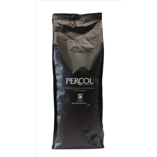 Percol Colombia Coffee Beans Fairtrade 1kg Bag 0403311