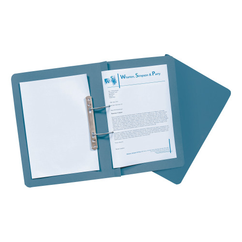 Guildhall Transfer Spring Files Super Heavyweight 420gsm Foolscap Blue Ref 211/7000Z [Pack 25]