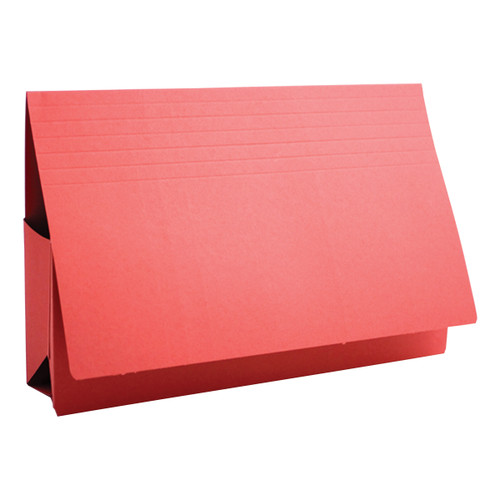 Guildhall Probate Wallets Manilla 315gsm 75mm Foolscap Red Ref PRW2-REDZ [Pack 25]