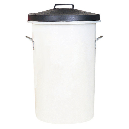 Dustbin Heavy Duty 85 Litres White