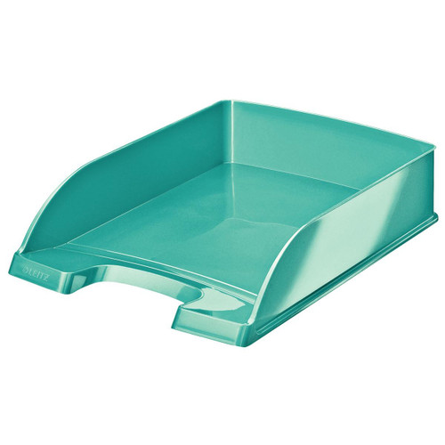 Leitz WOW Letter Tray Ice Blue Ref 52260051