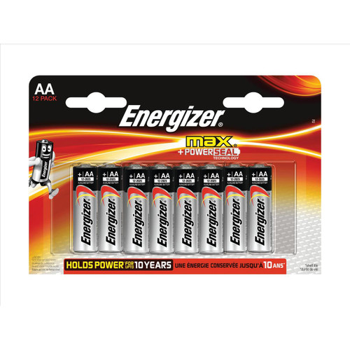 Energizer Max AA/E91 Batteries Ref E300112600 [Pack 12]