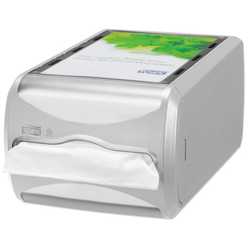 Tork Xpressnap Counter Napkin Dispenser One-at-a-Time Grey Ref 272513