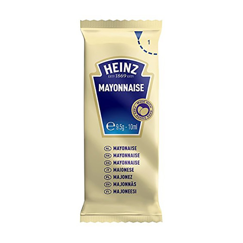 Heinz Free Range Mayonnaise Sachets Single Portion 10g Ref 76003386 [Pack 200]