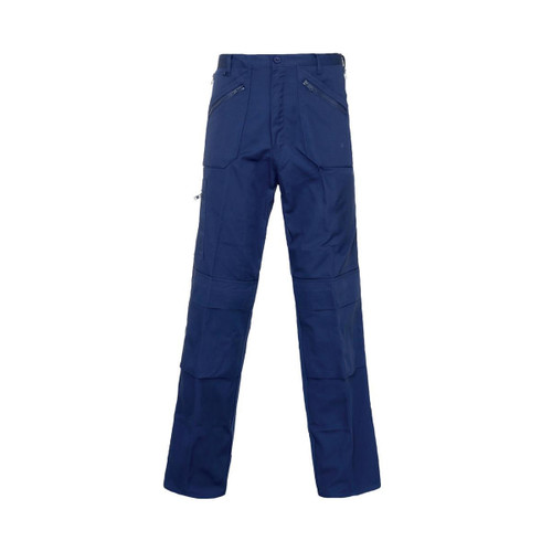ST Action Trousers Poly Cotton Multiple Zipped Pockets Tall 34inch Navy Ref 18GN4 *Approx 3 Day Leadtime*