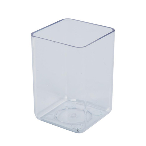 Executive Pen Tidy 1 Compartment Polystyrene Crystal Clear