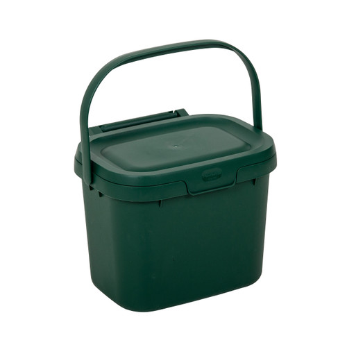 Addis Kitchen Caddy Locking Lid 5 Litre Green Ref 518250