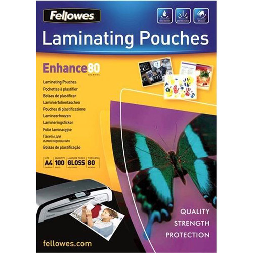 Fellowes Laminating Pouches 160 Micron A4 Ref 53061 [Pack 100]