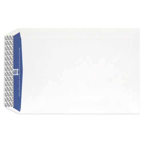 Blake Premium Pure Envelope C4 Recycled Pocket Wove P&S 120gsm Super White Ref RP84891 [Pack 250]