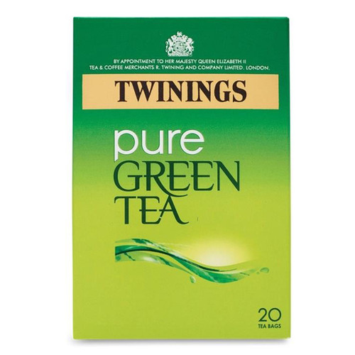 Twinings Pure Green Tea Bags Individually-wrapped Ref 0403258 [Pack 20]